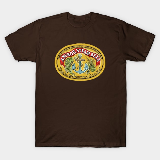 Anchor Steam Steamy Amber T-Shirt by umarerikstore